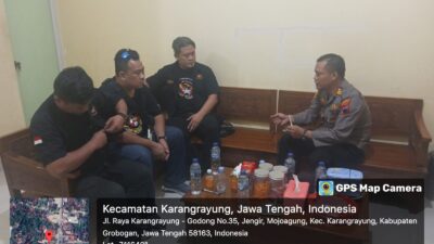 Jalin Sinergitas Ormas Squad Nusantara Sambangi Jajaran Polsek