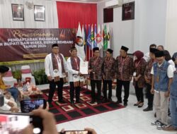 Malam Jum,at Berkah Harmonis Daftar ke KPU diiringi Musik Rebana