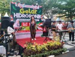 AOP Band SMA Negeri 4 Semarang Meriahkan Pameran Gelar Hidroponik 2024