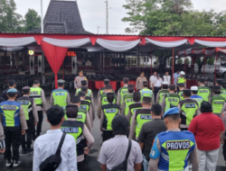 Polisi Amankan Pengajian Dan Deklarasi Kampanye Damai di Wonogiri