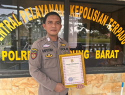 Tangkap Pelaku Curanmor Saat Lepas Dinas, Personel Polda Lampung Dapat Hadiah Sekolah Inspektur Polisi dari Kapolria.