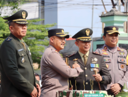 HUT TNI Ke 79, Polres Wonogiri Geruduk Kodim.