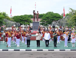 Presiden Prabowo Disambut Meriah di Pembukaan Apel Kasatwil Polri 2024.