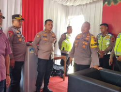 Pastikan Kesiapan, Kapolres Wonogiri Cek Pospam Ops Lilin Candi 2024.