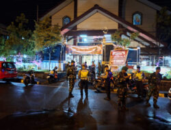 Amankan Perayaan Natal, Polres Wonogiri Gelar Patroli Skala Besar.