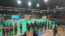 Kapolres Wonogiri Hadiri Pembukaan Turnamen Badminton Dandim Cup.