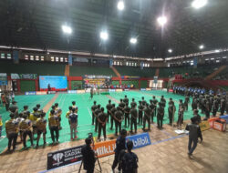 Kapolres Wonogiri Hadiri Pembukaan Turnamen Badminton Dandim Cup.