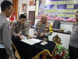 Polres Wonogiri Gelar Apel Dan Sosialisasi Pencegahan PMK