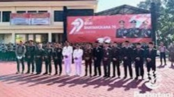 Perum Perhutani KPH Telawa Hadiri Upacara HUT Bhayangkara Ke-79 Di Polres Grobogan
