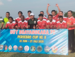 PS ABA Purwodadi Taklukan PS Lodaya Bhayangkara Bandung 4 : 3 Pada Laga Putaran ke 7 Turnamen Sepak Bola U-40 Persebro Cup Karangawen ke-VIII