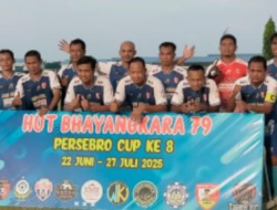 AKBP Priyo Utomo ,SH ,Sik Wadir Krimsus Polda Jabar Perkuat PS Lodaya Bhayangkara Bandung 6 : 3 Tundukkan Bintar Raya Kudus Di Laga Putaran ke 9 Turnamen Sepak Bola U-40 Persebro Cup Karangawen ke-VIII