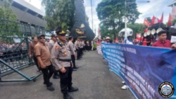 Aksi Buruh di Semarang Berjalan Tertib, Polri Lakukan Pengamanan Humanis dan Profesional