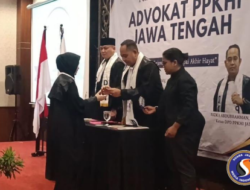 PPKHI Jawa Tengah Gelar Pelantikan Advokat Baru Tahun 2025