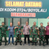Lakukan Kunjungan Jalin Silaturahmi & Pererat Sinergitas Perhutani KPH Telawa Dengan Kodim 0724/Boyolali