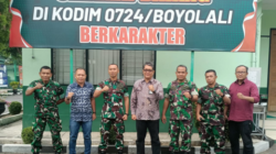 Lakukan Kunjungan Jalin Silaturahmi & Pererat Sinergitas Perhutani KPH Telawa Dengan Kodim 0724/Boyolali