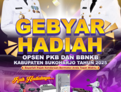 Gebyar Hadiah Opsen PKB dan BBNKB Bagi Wajib Pajak.
