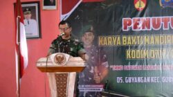 KBM VI Kodim 0717 Grobogan Tuntas, Jalan Rabat Beton Desa Guyangan Resmi Dibuka Kasdim
