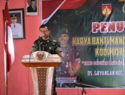 KBM VI Kodim 0717 Grobogan Tuntas, Jalan Rabat Beton Desa Guyangan Resmi Dibuka Kasdim